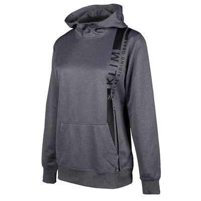 Klim Womens Vista Hoodie - Heathered Grey Black