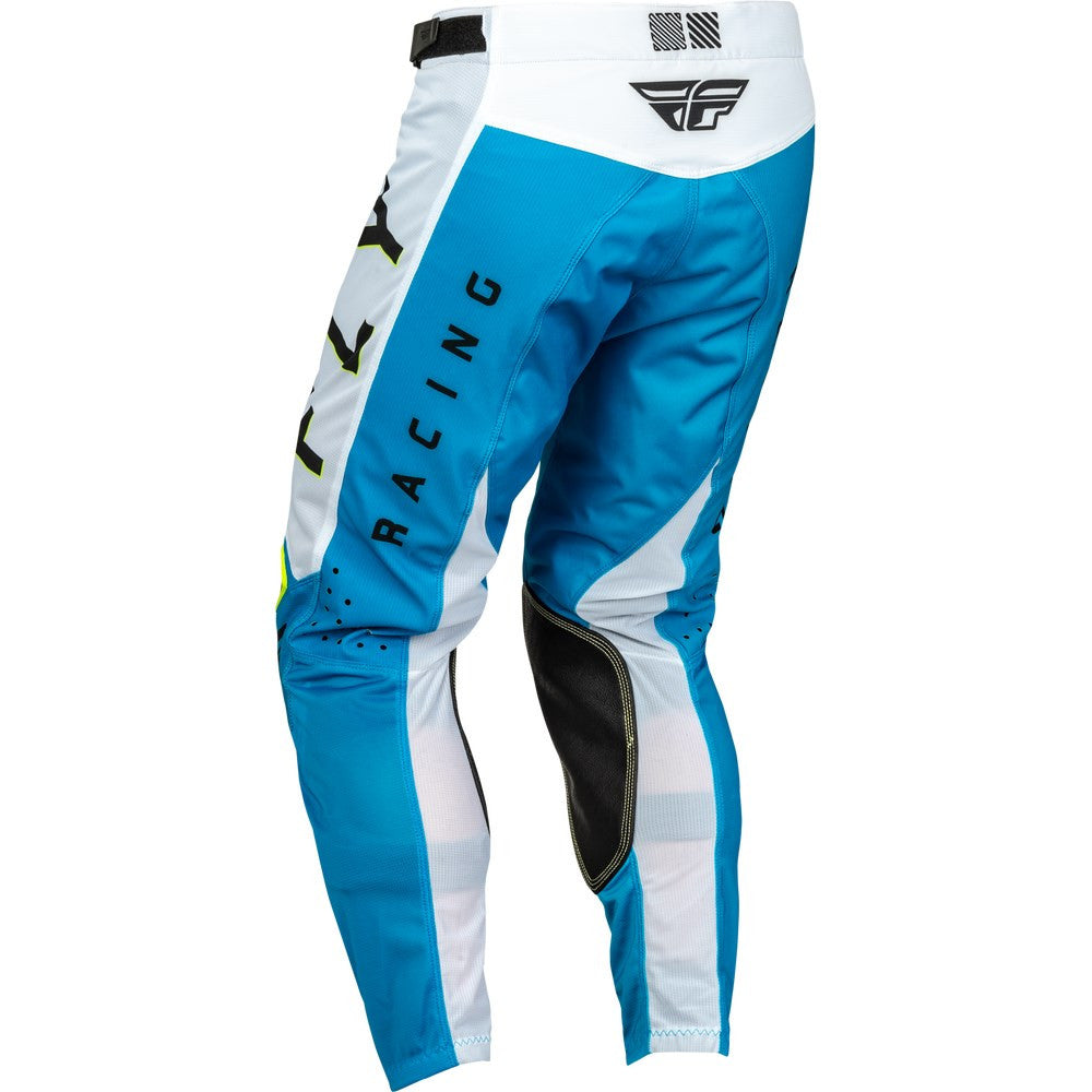 FLY Racing 2024 Kinetic Mesh Kore Jersey Pant Combo - Blue/White/Hi-Vis