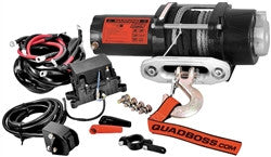 QuadBoss Winches & Accessories - 2500lb With Dyneema Rope