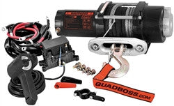 QuadBoss Winches & Accessories - 3500lb With Dyneema Rope
