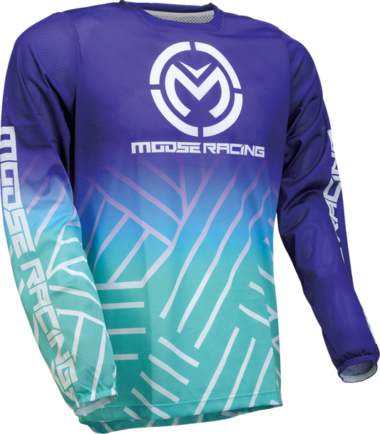 Moose Racing 2024 Sahara Jersey - Purple/Turquoise