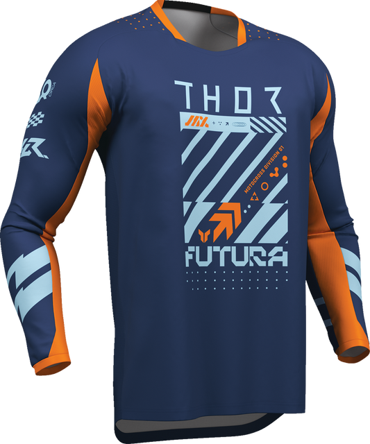 Thor 2026 Launchmode Futura Jersey Navy/Orange