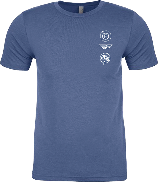 FLY Racing FLY Atom Tee Cool Blue Heather