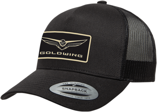 Factory Effex Gold Wing Icon Curved Bill Hat Black
