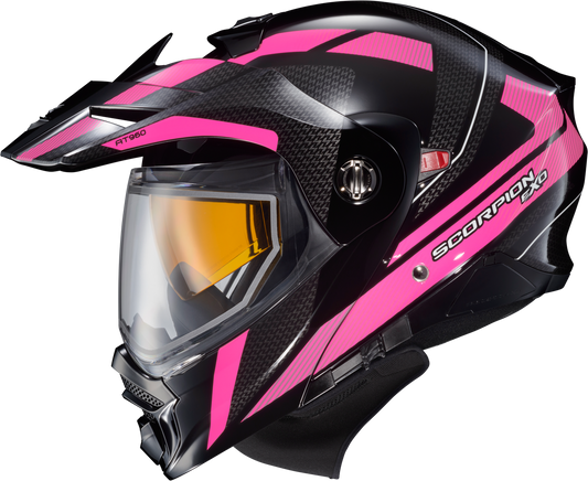 Scorpion EXO-AT960 Cold Weather Dual Pane Snow Helmet Hicks Pink
