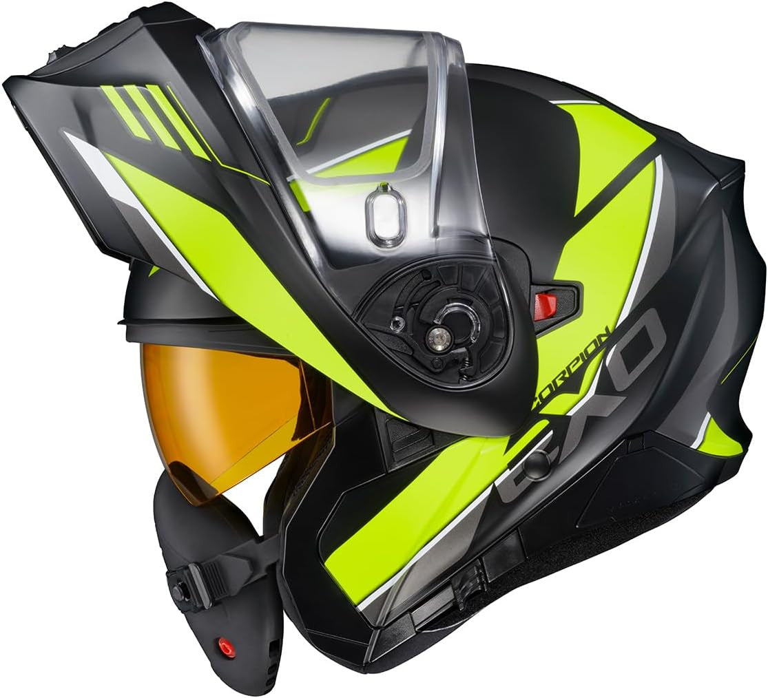 Scorpion EXO-GT930 Cold Weather Electric Snow Helmet Modulus Hi-Vis