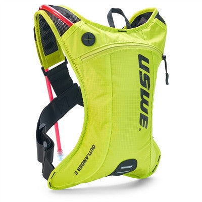 USWE Outlander 2 Hydration Pack with 1.5L bladder - Crazy Yellow