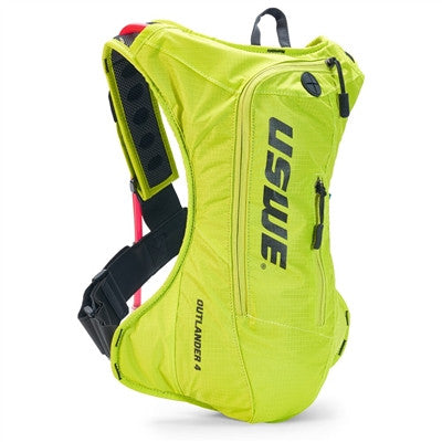 USWE Outlander 4 Hydration Pack with 3L bladder - Crazy Yellow