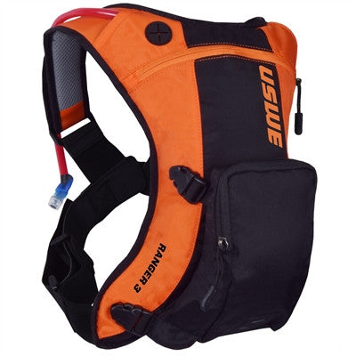 USWE Ranger 3 Hydration Pack with 3L bladder - Orange/Black