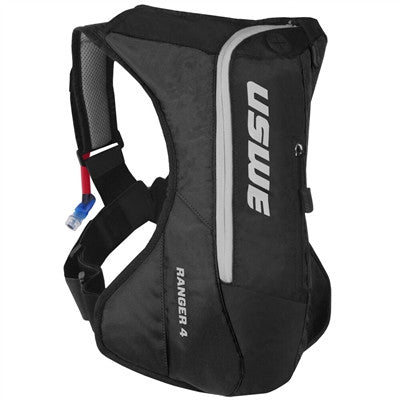 USWE Ranger 4 Hydration Pack with 3L bladder - Black/Black