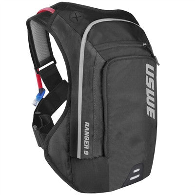 USWE Ranger 9 Hydration Pack with 3L bladder - Black/Black