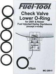Fuel Tool Check Valve Replacement O-Rings