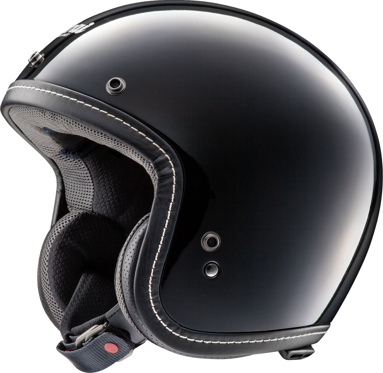 Arai Classic-V Solid Open-Face Motorcycle Helmet Black