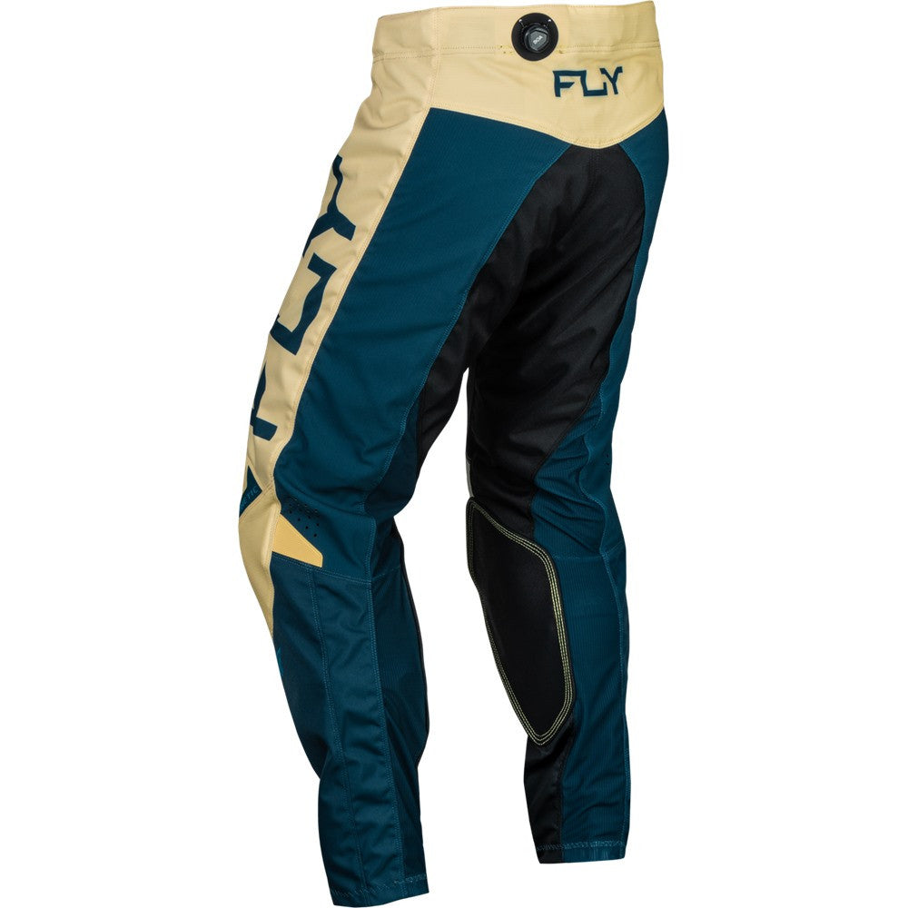 FLY Racing 2024 Kinetic Reload Jersey Pant Combo Ivory/Navy/Cobalt