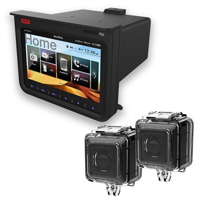 Navatlas DXP1000DVR 7" UTV Command Center with Bluetooth and Dual Camera DVR for Polaris RZR 900/1000