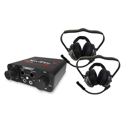 Navatlas NIB120PK Compact 2-4 Users Intercom with 2 Headsets