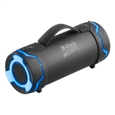 Boss Water Resistance Rebel Portable BT Audio Tube Radio Speaker