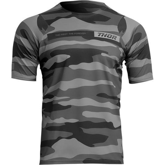 Thor Assist Camo MTB Short Sleeve Jersey