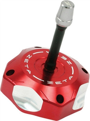Zeta Billet Gas Caps - Red