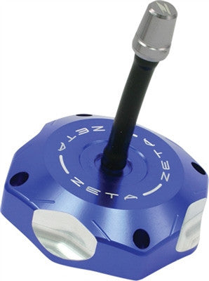 Zeta Billet Gas Caps - Blue