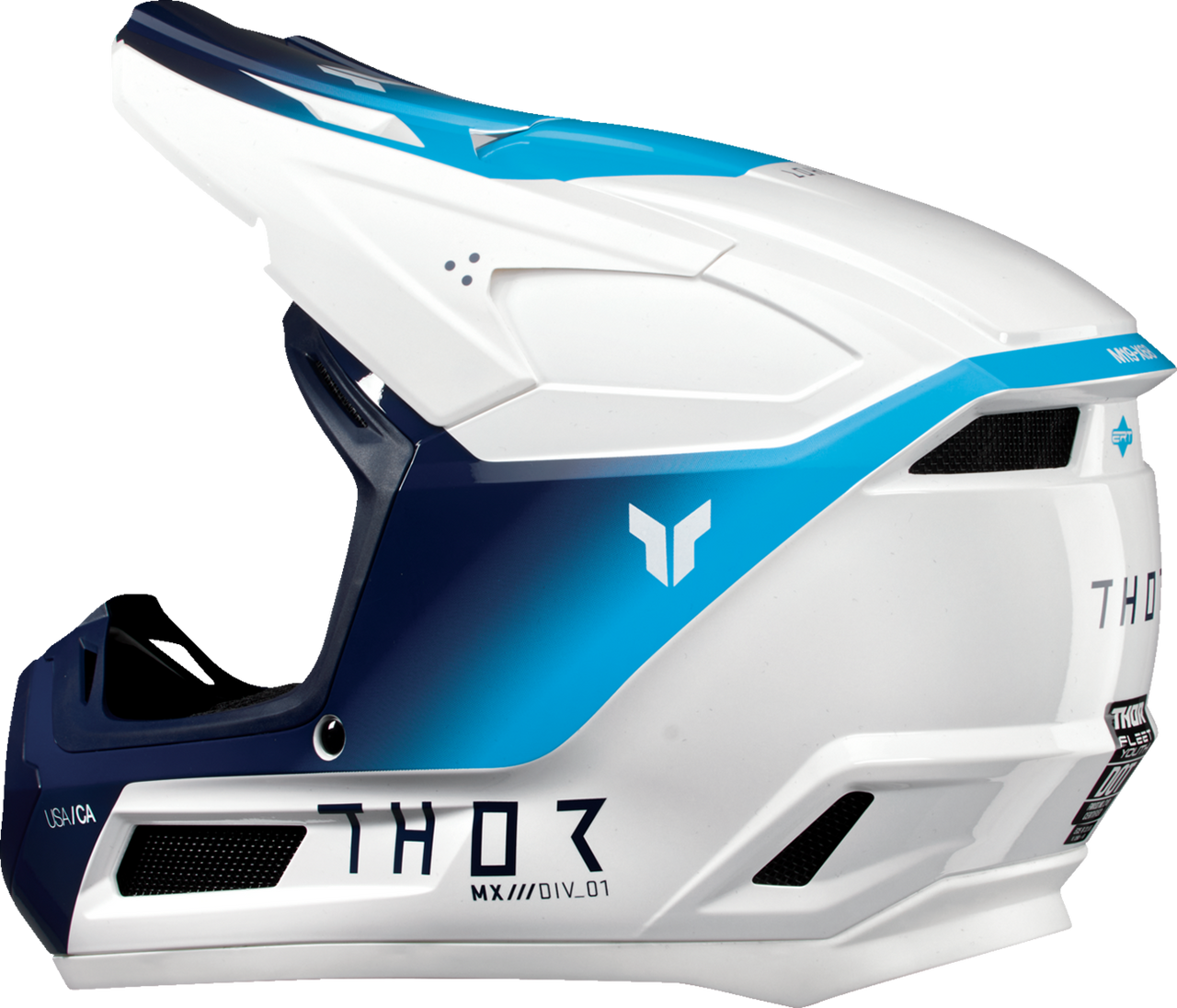 Thor 2025 Youth Fleet Helmet Storm White/Navy