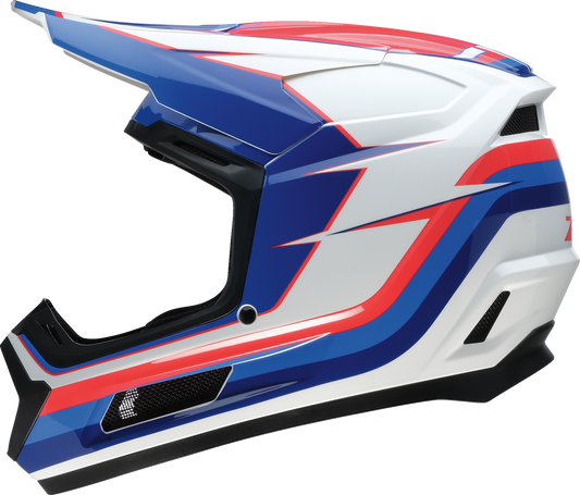 Z1R Youth Dirt Maxx Offroad Helmet Vortex Red/White/Blue