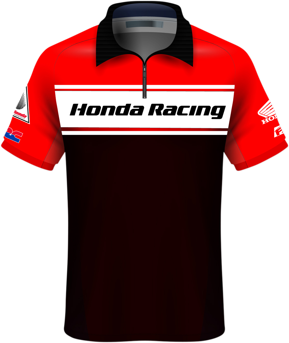 Factory Effex Honda Team Pit Shirt - Red/Black/White