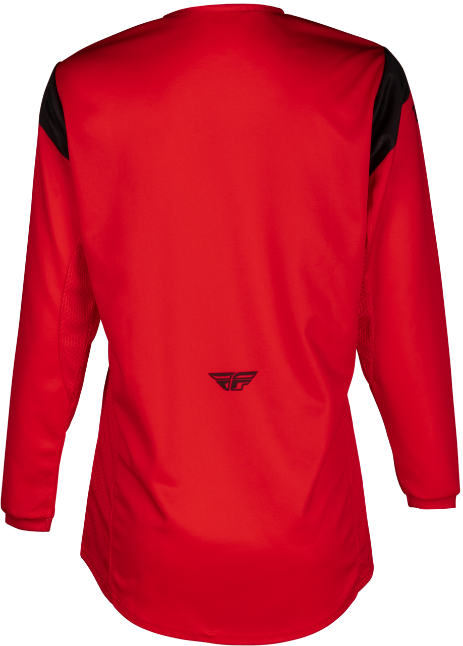 FLY Racing 2025 Youth Kinetic Stoke Jersey Red/Black