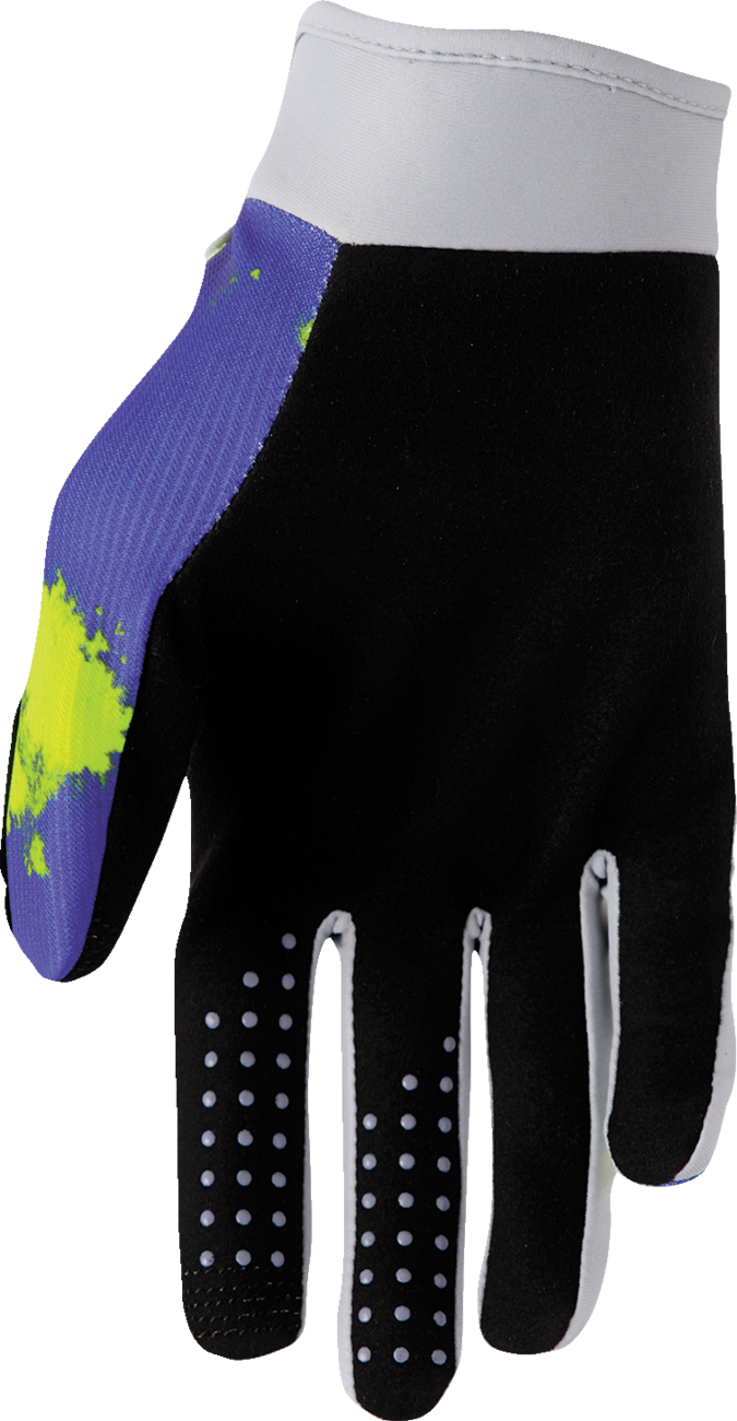 Thor 2026 Launchmode Bleach Gloves Gray/Acid