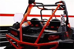 Dragonfire RZR RacePace BackBones Rear Support Bars (Fits All 2 Seat RZR Models) - Red