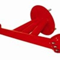 Dragonfire Race Pace Spare Tire Carrier (fits all 2 seat RZR models) - Red
