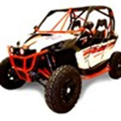 Dragonfire Maverick Race Pace Nerf Bars - Red