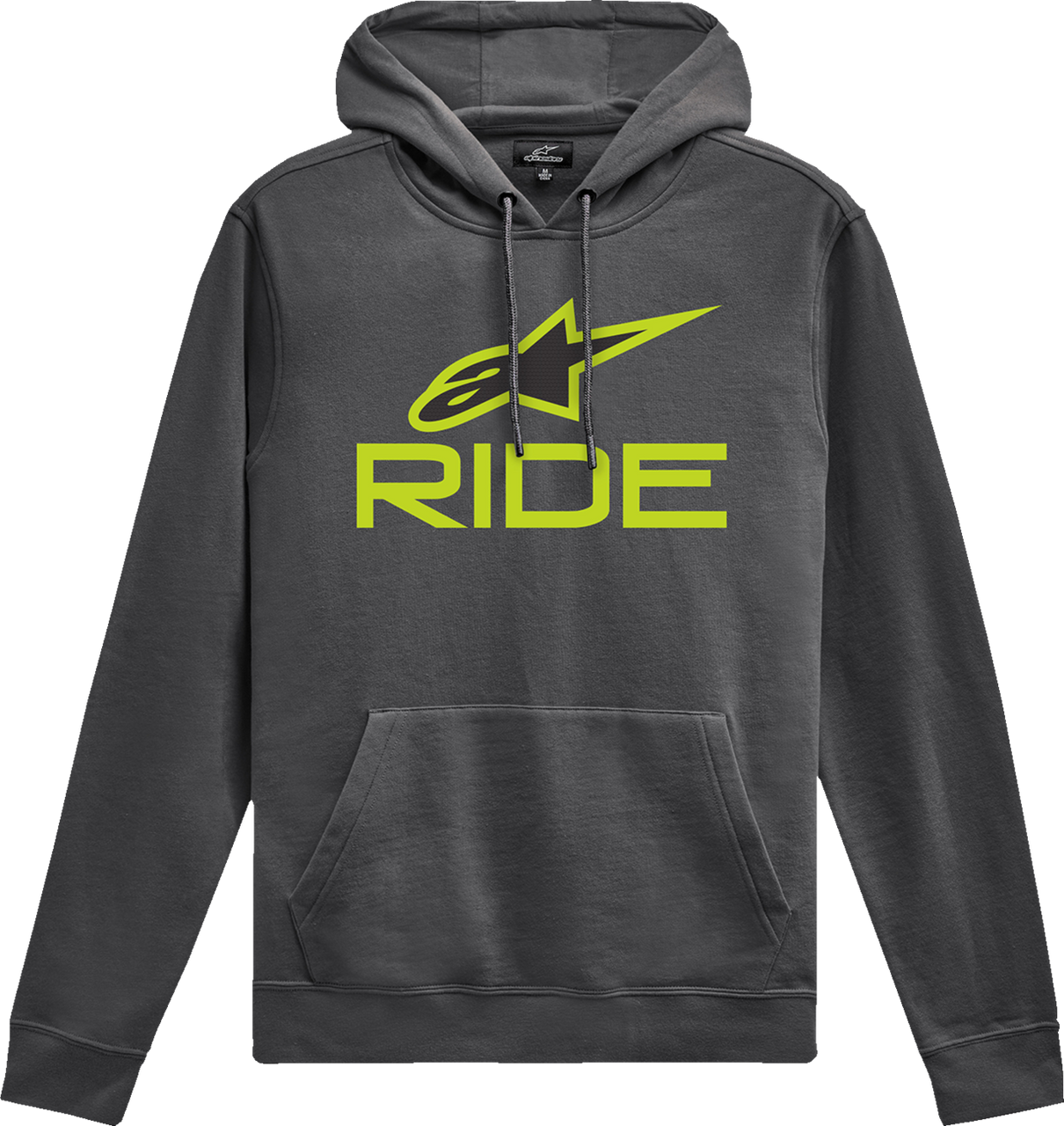 Alpinestars Ride V3 Pullover Hoodie Charcoal/Lime/Black