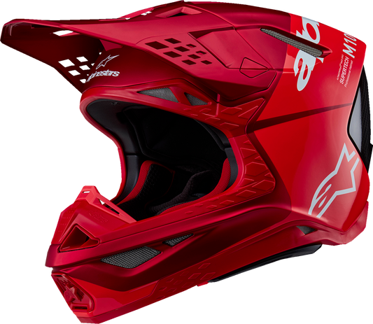 Alpinestars 2024 Supertech M10 Flood MIPS Helmet - Red Fluo/Red