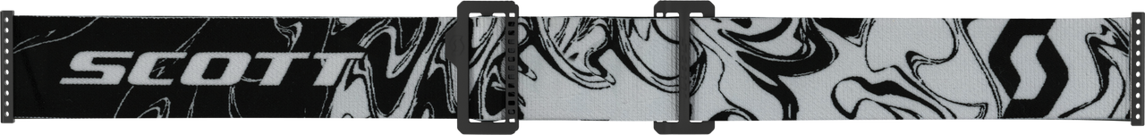 SCOTT - 278603-7082341 - PROSPECT GOGGLE SNOW CROSS LS MARBLE BLK/WHT W/LS RED CHROME