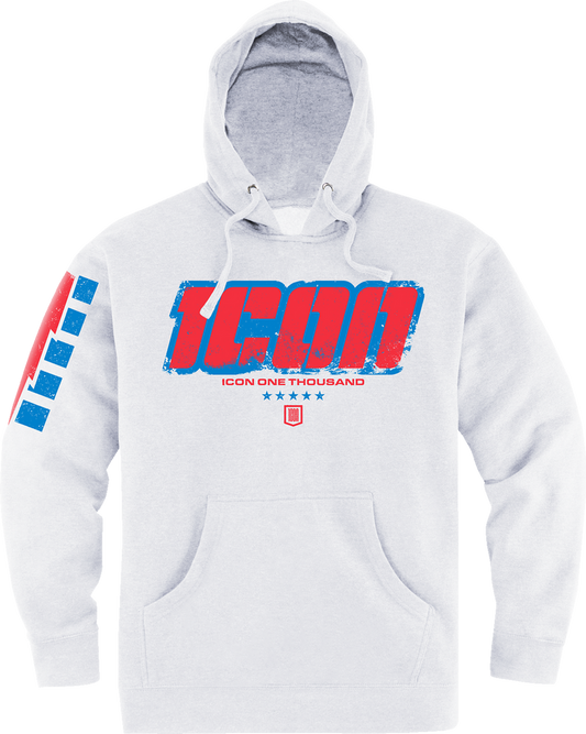 Icon Intercept 84 Hoodie White Medium