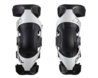 PODMX K4 2.0 Knee Braces - White/Black - Pair