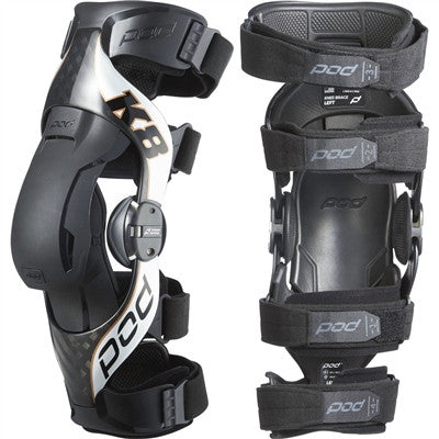 PODMX K8 2.0 Forged Carbon Knee Brace - Carbon/Copper (Pair)
