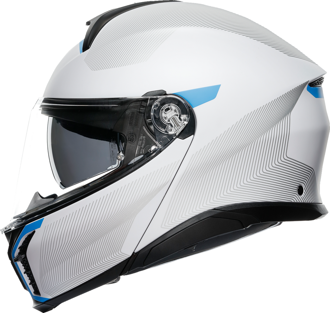 AGV Tourmodular Helmet Frequency Light Gray/Blue