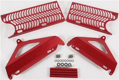Unabiker Radiator Guards - Red