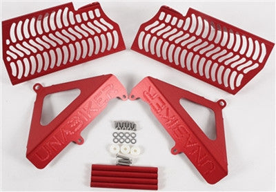 Unabiker Radiator Guards - Red