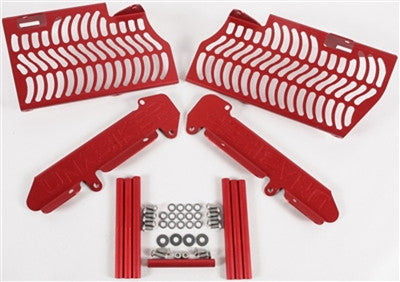 Unabiker Radiator Guards - Red