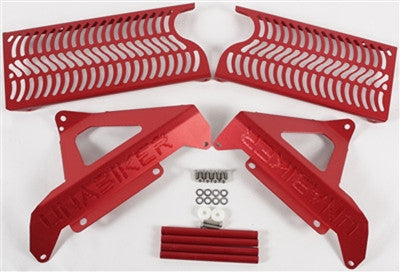 Unabiker Radiator Guards - Red