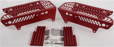 Unabiker Radiator Guards - Red