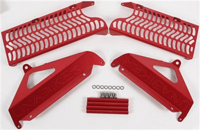 Unabiker Radiator Guards - Red