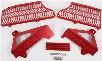 Unabiker Radiator Guards - Red