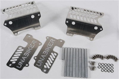 Unabiker Radiator Guards - Natural