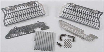 Unabiker Radiator Guards - Natural