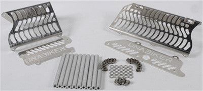 Unabiker Radiator Guards - Natural