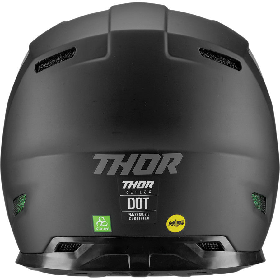 Thor 2023 Reflex Blackout Offroad Helmet - Black